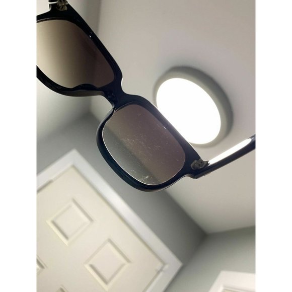 VINTAGE EK EMMANUELLE KHANH 8080 16  EML Snakeskin Pieces Black Frame Scratched